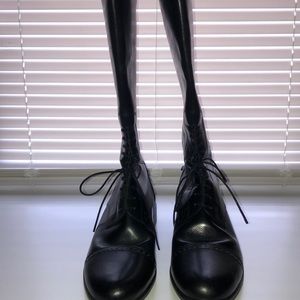 Ariat tall black leather boots
